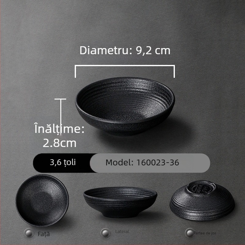 Set de veselă din melamină, stil nordic, formă neregulată, farfurii monocrome, farfurie pentru sos/dip, aspect porțelan imitatie, pentru utilizare comercială