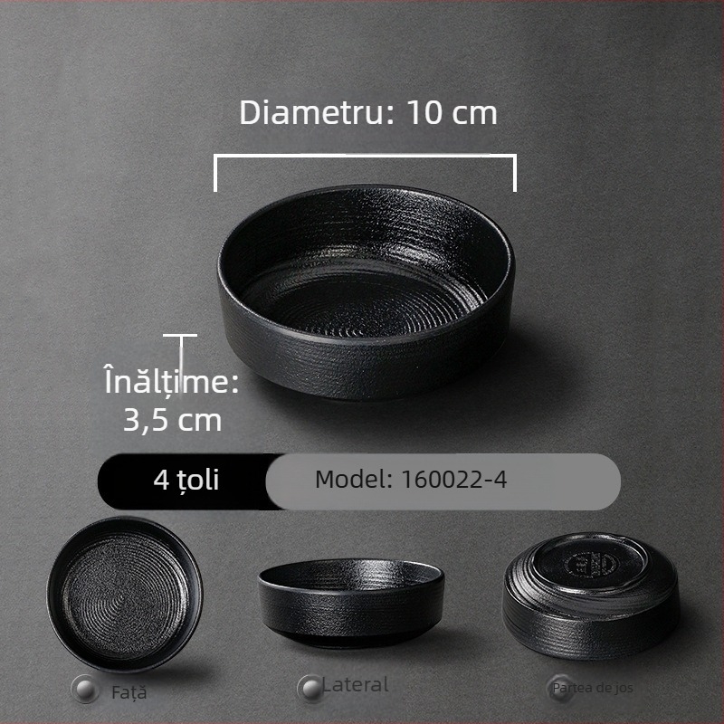Set de veselă din melamină, stil nordic, formă neregulată, farfurii monocrome, farfurie pentru sos/dip, aspect porțelan imitatie, pentru utilizare comercială