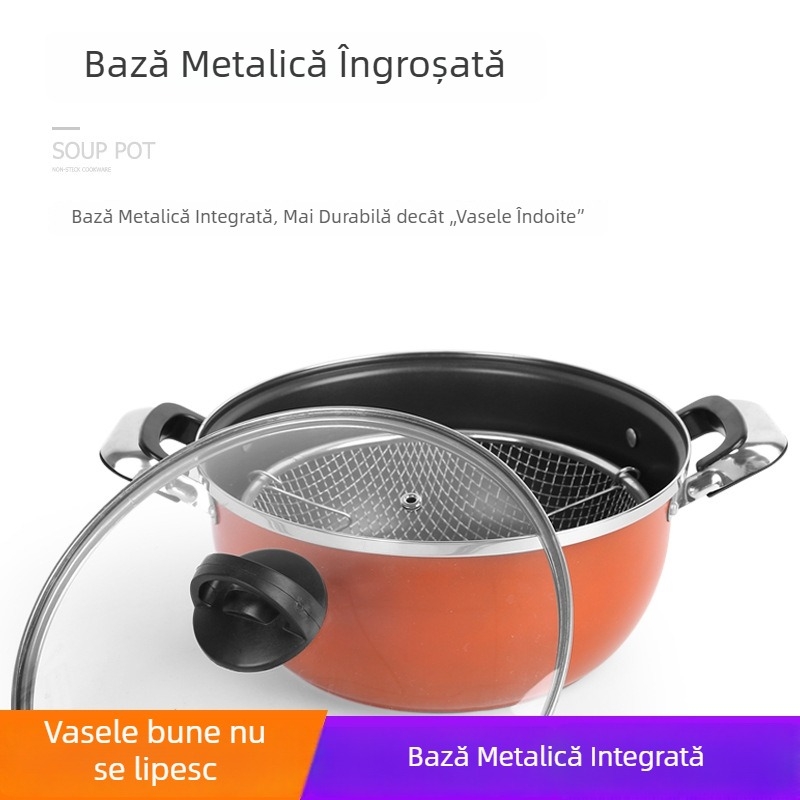 Friteuză Tempura mică - oală multifuncțională, stil japonez, pentru uz casnic