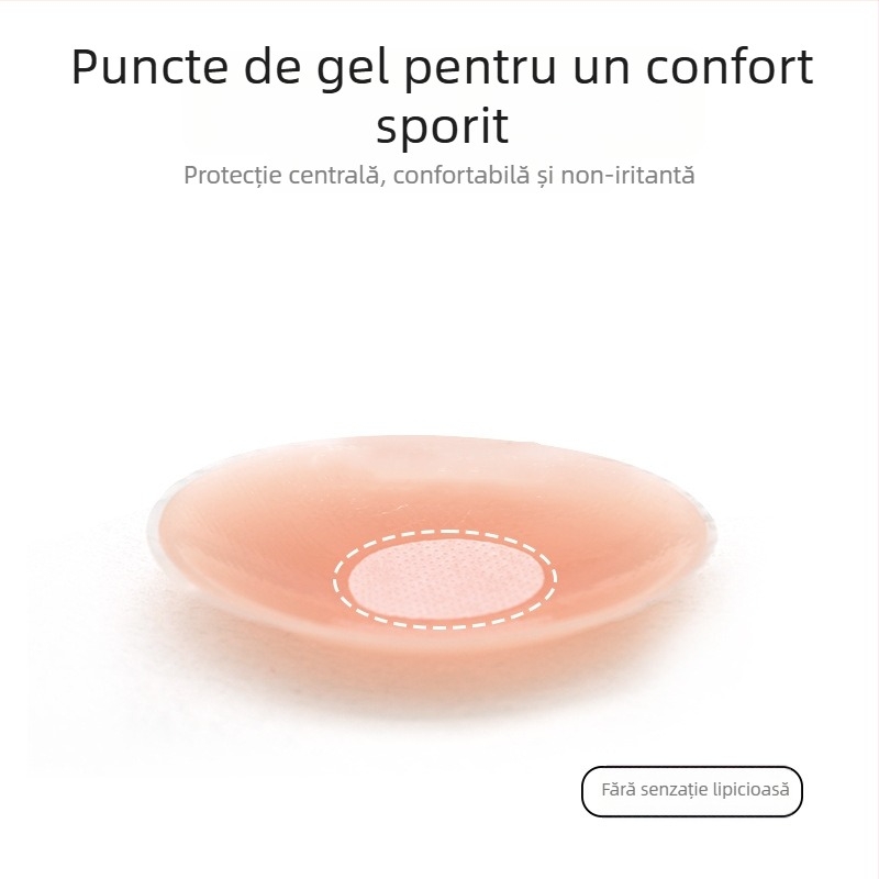 Patch din silicon pentru mameloane, invizibil sub rochia de mireasă și costumul de baie, impermeabil, rotund, mărime universală