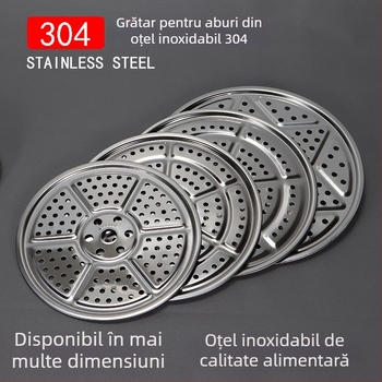 Tavă circulară de aburi din oțel inoxidabil 304 pentru uz casnic
