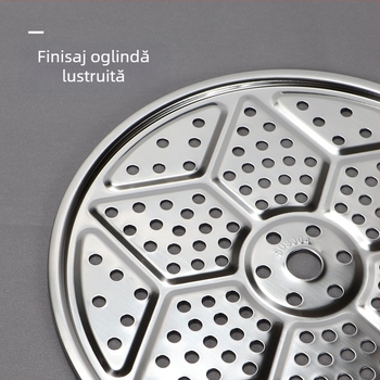 Tavă circulară de aburi din oțel inoxidabil 304 pentru uz casnic