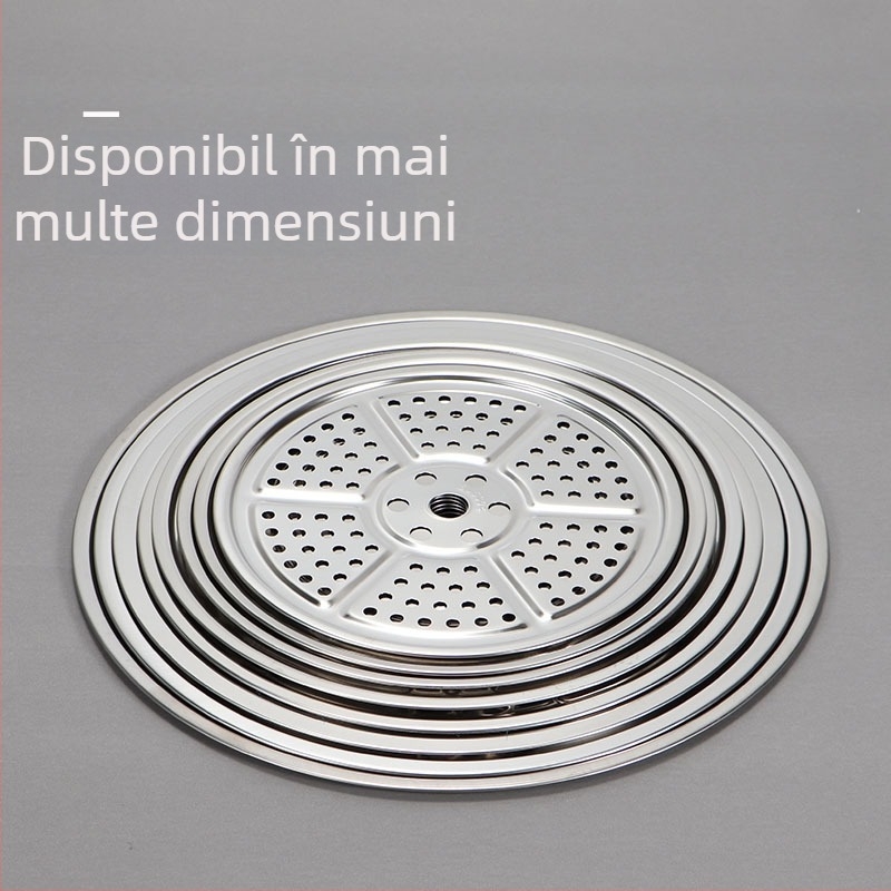 Tavă circulară de aburi din oțel inoxidabil 304 pentru uz casnic
