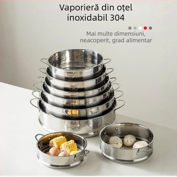 Rack de abur din oțel inoxidabil 304, coș de abur și plăci mici de abur pentru oală cu orez și dim sum