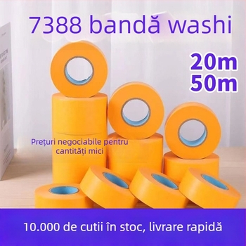 Bandă de mascaj din hârtie cu aderență ridicată pentru vopsire cu spray și mascare, potrivită pentru separarea culorilor