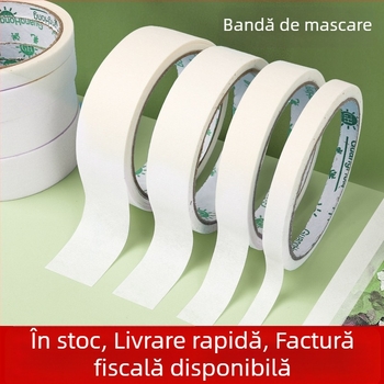 Bandă de mascare pentru artă, adeziv puternic, fără urme, impermeabilă, ruptibilă, pentru pictură și decorare cu spray