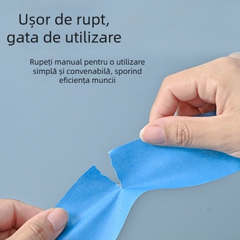 Bandă washi galbenă, cu aderență mare, pentru mascare la vopsire cu pulverizare, ușor de rupt, bandă de hârtie colorată