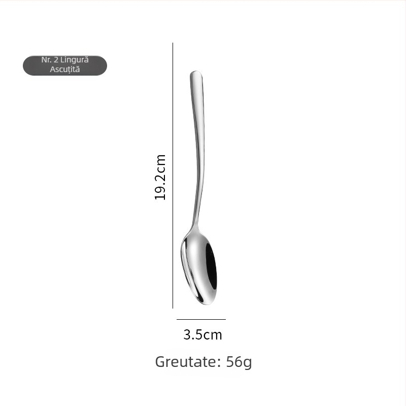 Set tacâmuri din oțel inoxidabil 304, cuțit și furculiță pentru steak, stil occidental