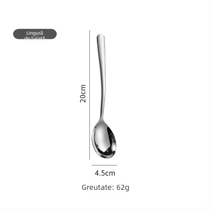 Set tacâmuri din oțel inoxidabil 304, cuțit și furculiță pentru steak, stil occidental