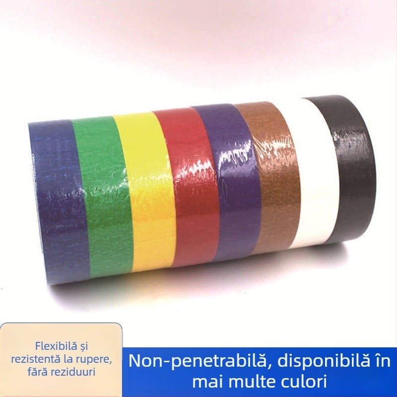 Hârtie de mascare colorată pentru vopsire, ușor de rupt, fără urme, potrivită pentru vopsirea mașinilor și decorarea casei