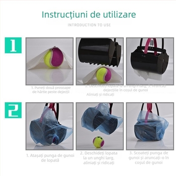 Lopată pentru colectarea fecalelor câinilor în timpul plimbărilor