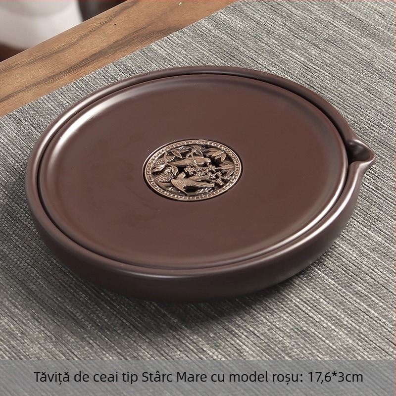 Suport pentru ceainic cu bază de infuzare uscată, covoraș pentru ceașcă și pernă absorbantă – accesorii pentru setul de ceai