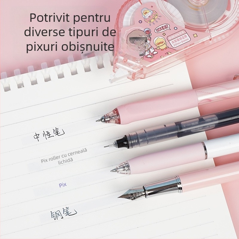Beifa Xili Cartoon Bandă corecție cu capacitate mare pentru elevi, silențioasă, compatibilă cu diferite tipuri de pixuri