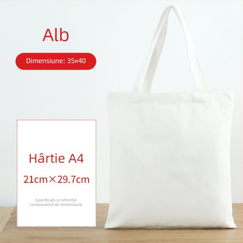 Geantă de pânză personalizată cu imprimare a logo-ului, ecologică, capacitate mare