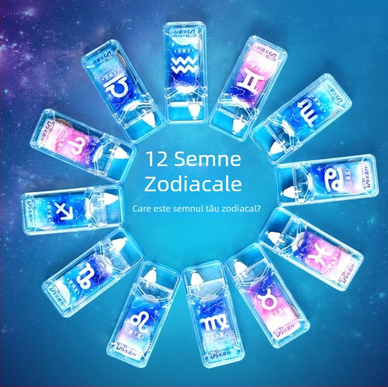 Lepusheng T-90281-6 Bandă corectoare transparentă cu design Douăsprezece Constealții, cu zgomot redus