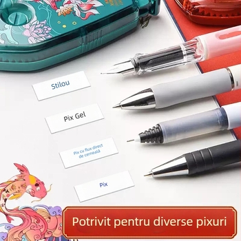 Bandă corectoare Koi, 20 m, capacitate mare, film PET transparent, aplicare netedă, model 59807