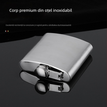 Flașă portabilă din oțel inoxidabil pentru exterior, capacitate 1–20 oz, cu siglă