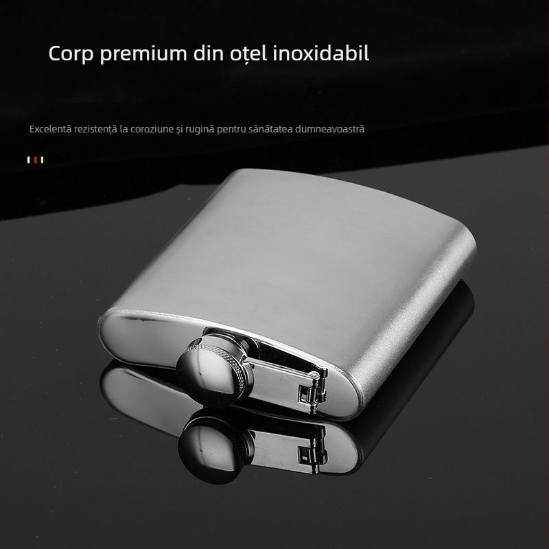 Flașă portabilă din oțel inoxidabil pentru exterior, capacitate 1–20 oz, cu siglă