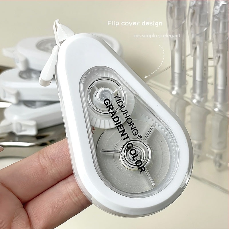 Bandă corectoare minimalistă nouă, design elegant, capacitate mare, aplicație lină, pentru elevi, set de 5 bucăți