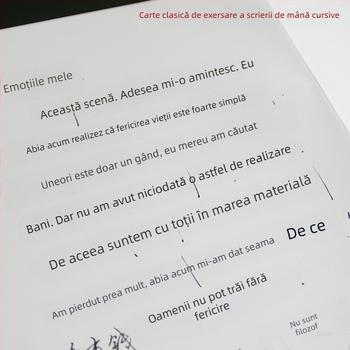 Siyuan 1-Copie de exerciții pentru adulți: practică de scriere în stil normal, semi-cursiv și cursiv, cu stilou dur