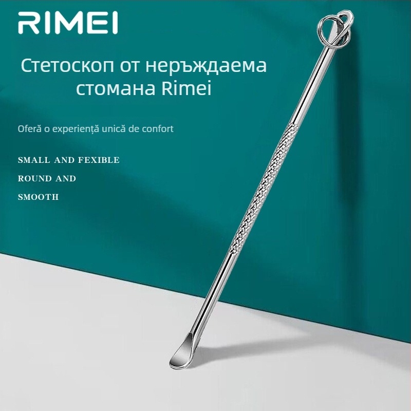 Lingură de urechi din oțel inoxidabil pentru adulți – unealtă vintage de curățare a urechilor