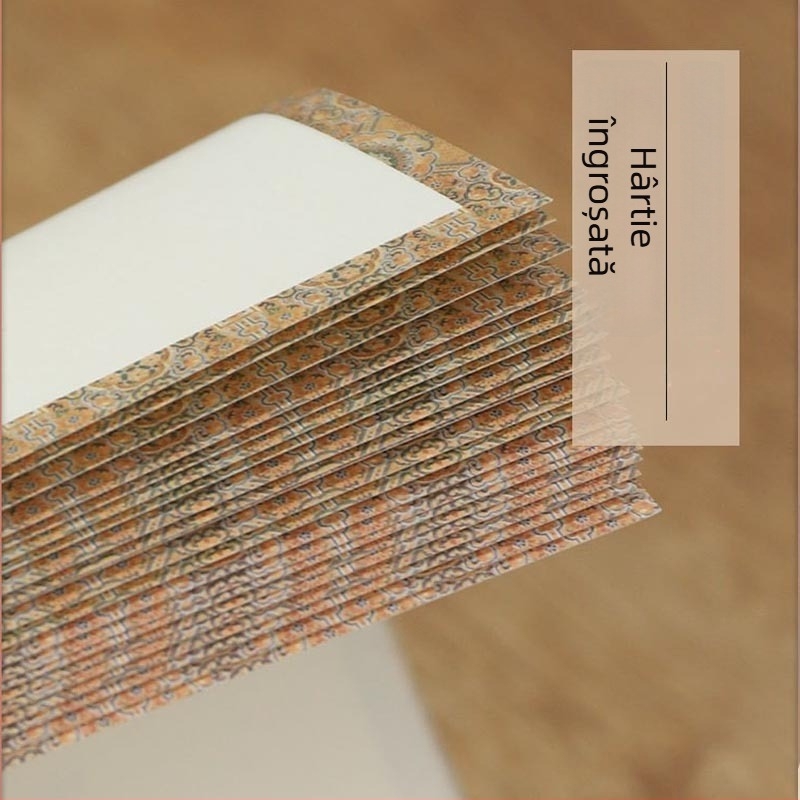 Caiet de caligrafie cu stilou dur pentru meditație Zen, 108 exerciții de trasare și ilustrații colorate