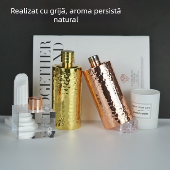 Nou flacon din oțel inoxidabil 304, cilindru gros, portabil pentru exterior, 500 ml