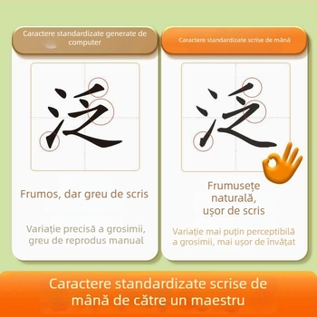 Trei pași pentru scrierea corectă a caracterelor chinezești: Caiet de copiere pentru caractere chineze pentru clasele I–VI, volumele superioare și inferioare