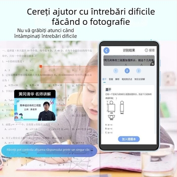 Dispozitiv AI de buzunar pentru învățarea limbii engleze, a cincea generație, cu funcție de repetare și redare audio pentru ascultare, tabletă pentru elevi