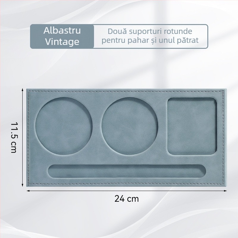 Mapă din piele A4 cu logo personalizat pentru conferințe, bloc de notițe și suport pentru pahar