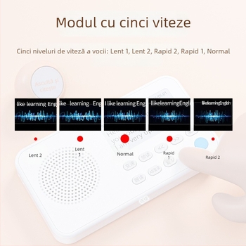 Famous School Hall dispozitiv de învățare a limbii engleze pentru ascultare, sincronizat cu manualele, MP3 înregistrator portabil și player, model K15