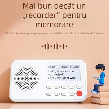 Famous School Hall dispozitiv de învățare a limbii engleze pentru ascultare, sincronizat cu manualele, MP3 înregistrator portabil și player, model K15