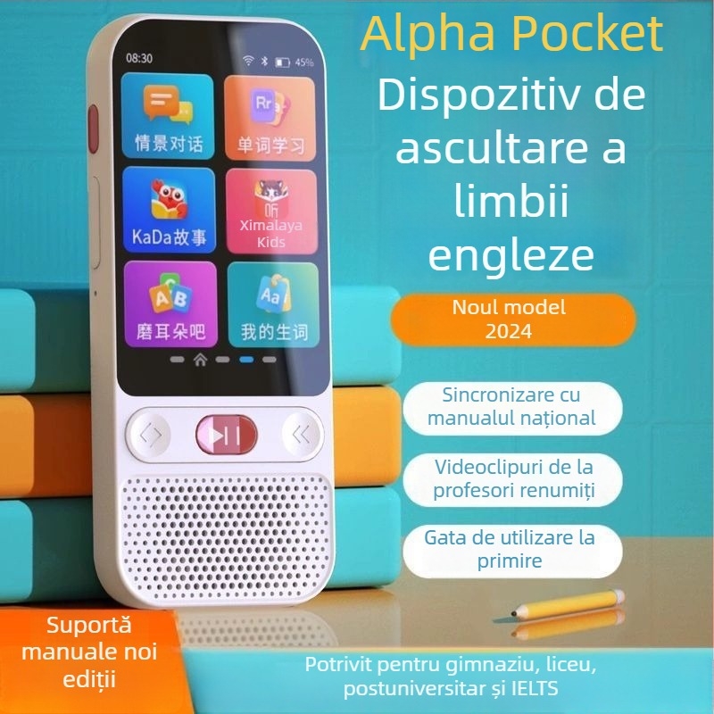 Repetor de Ascultare Engleză pentru Studenți — Player audio portabil de buzunar