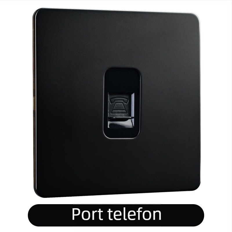 Panou întrerupător din alamă cu levier, stil retro-industrial, soclu metalic negru, 86x86 mm