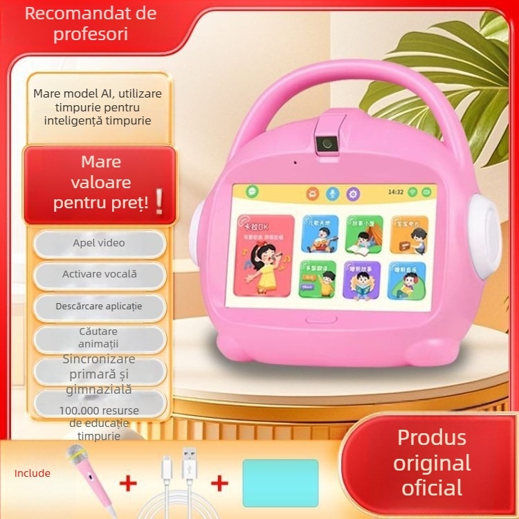 Tabletă educațională pentru copii cu povestiri AI, protecția ochilor și Wi‑Fi