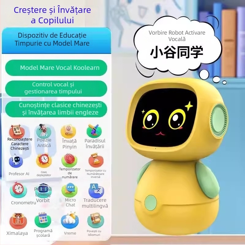 Noul dispozitiv educațional pentru copii cu ecran tactil pentru învățare, ceas inteligent Wi-Fi și robot de conversație AI