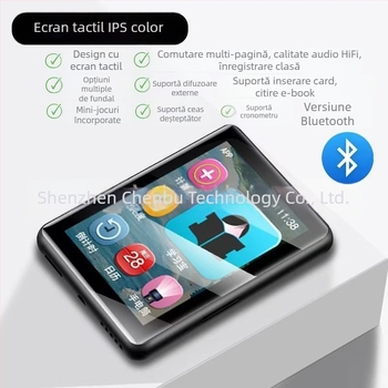 Noul player portabil MP3/MP4 cu ecran complet de 2,4 inch, lectură de romane, ascultare engleză și funcție de repetare