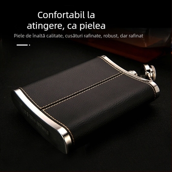 Cană de vin din oțel inoxidabil 304, portabilă, pentru exterior, 8 oz
