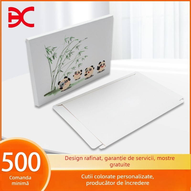 Cutie de ambalare personalizabilă cu design blind box, cutie goală pentru tabletă, cutie cu două părți, imprimare în culori, ambalare digitală