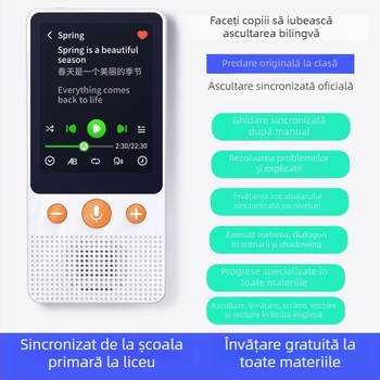 Dispozitiv portabil de învățare a limbii engleze pentru repetare: ascultare vocabular și exerciții pentru elevi de la gimnaziu la liceu
