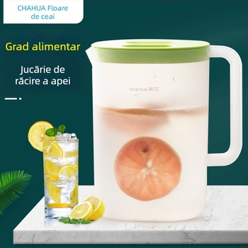 Camellia Cană pentru apă rece – plastic transparent, rezistent la temperaturi înalte, capacitate mare pentru ceai rece și suc