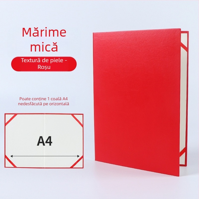 Copertă pentru carte de lectură A3/A4 cu suport pentru discurs și dosar gol de poezie – dosar multipagină