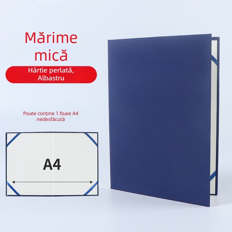 Copertă pentru carte de lectură A3/A4 cu suport pentru discurs și dosar gol de poezie – dosar multipagină