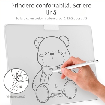 tablă magnetică albă de 12/15 inci cu ștergere parțială pentru copii