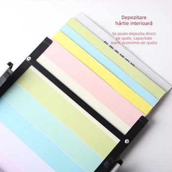 FUNI tablă magnetică din sticlă, pentru birou și învățare, ramă din aluminiu, față unică, tablă de desen pe birou pentru copii