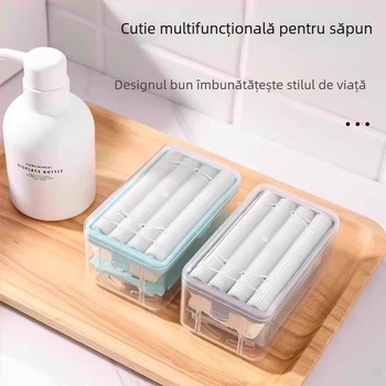 Dispenser multifuncțional de săpun pentru rufe, spumare fără atingere și sistem cu role pentru spumare automată