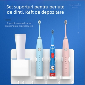 Dreamjas suport pentru periuța electrică – organizator reglabil pentru baie, spațiu de depozitare pentru igienă personală
