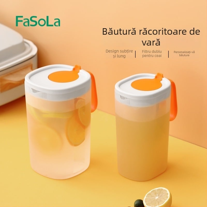 FaSoLa Ceainic de uz casnic, capacitate mare, rezistentă la temperaturi înalte, pentru ceai, rezistent la șocuri