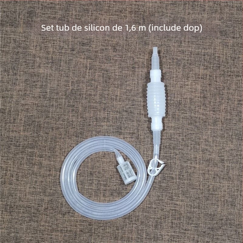 Sifon semi-automat pentru vin cu filtru pentru vinificație acasă