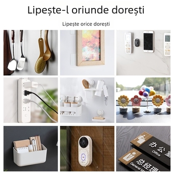 Bandă dublu adezivă nano din acril, transparentă, lavabilă, rezistentă la apă, fără urme